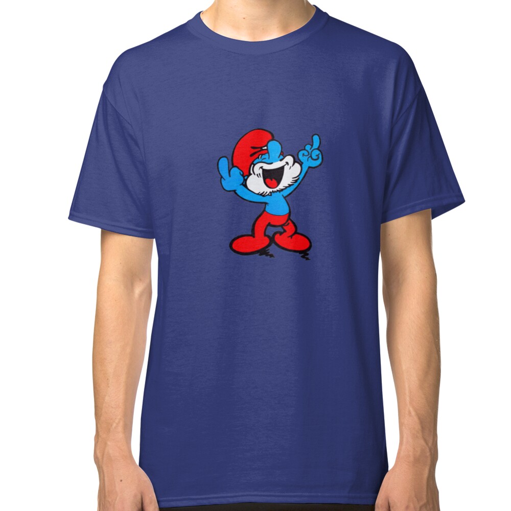 smurf birthday shirt